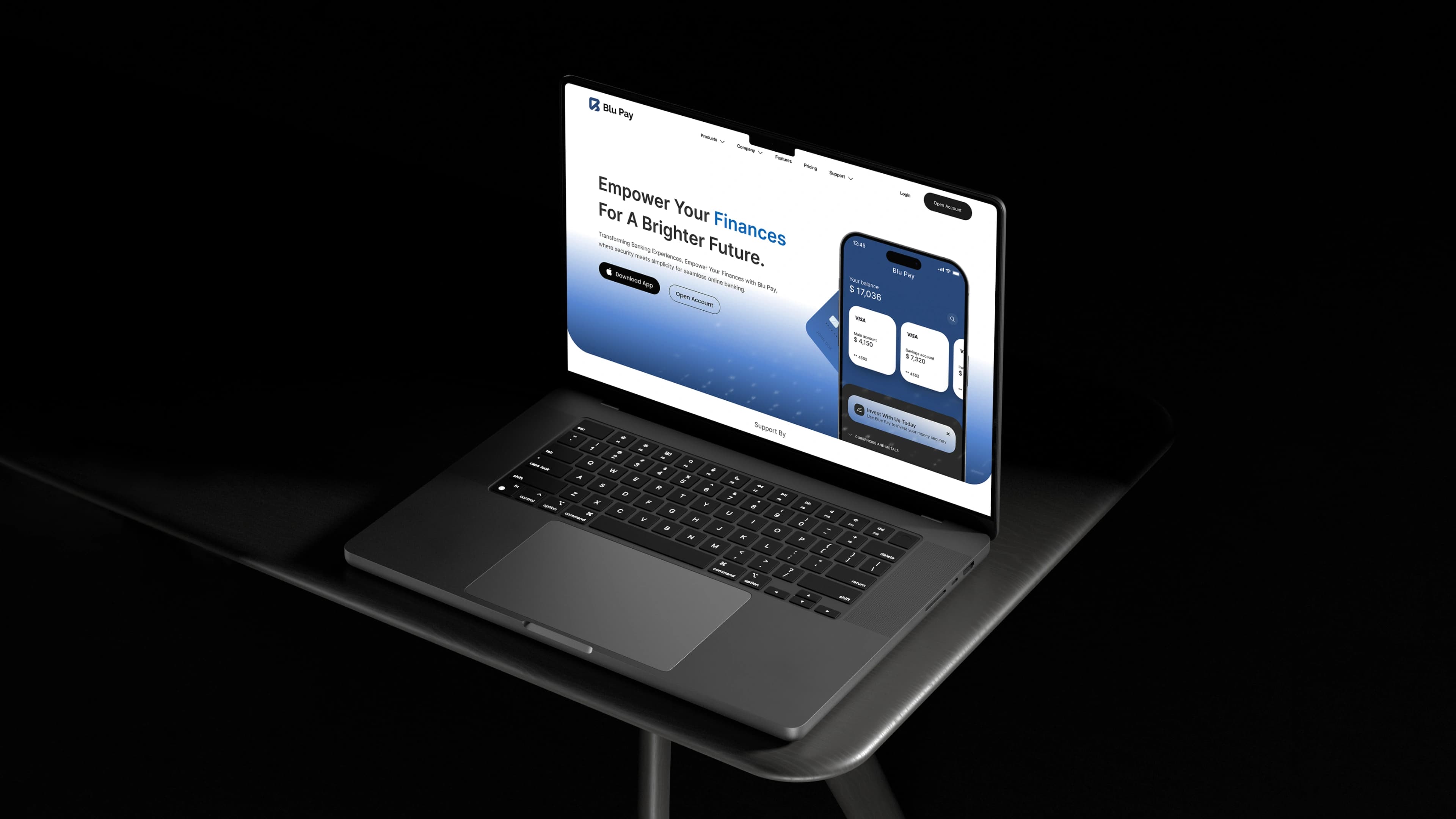 Interface at full width