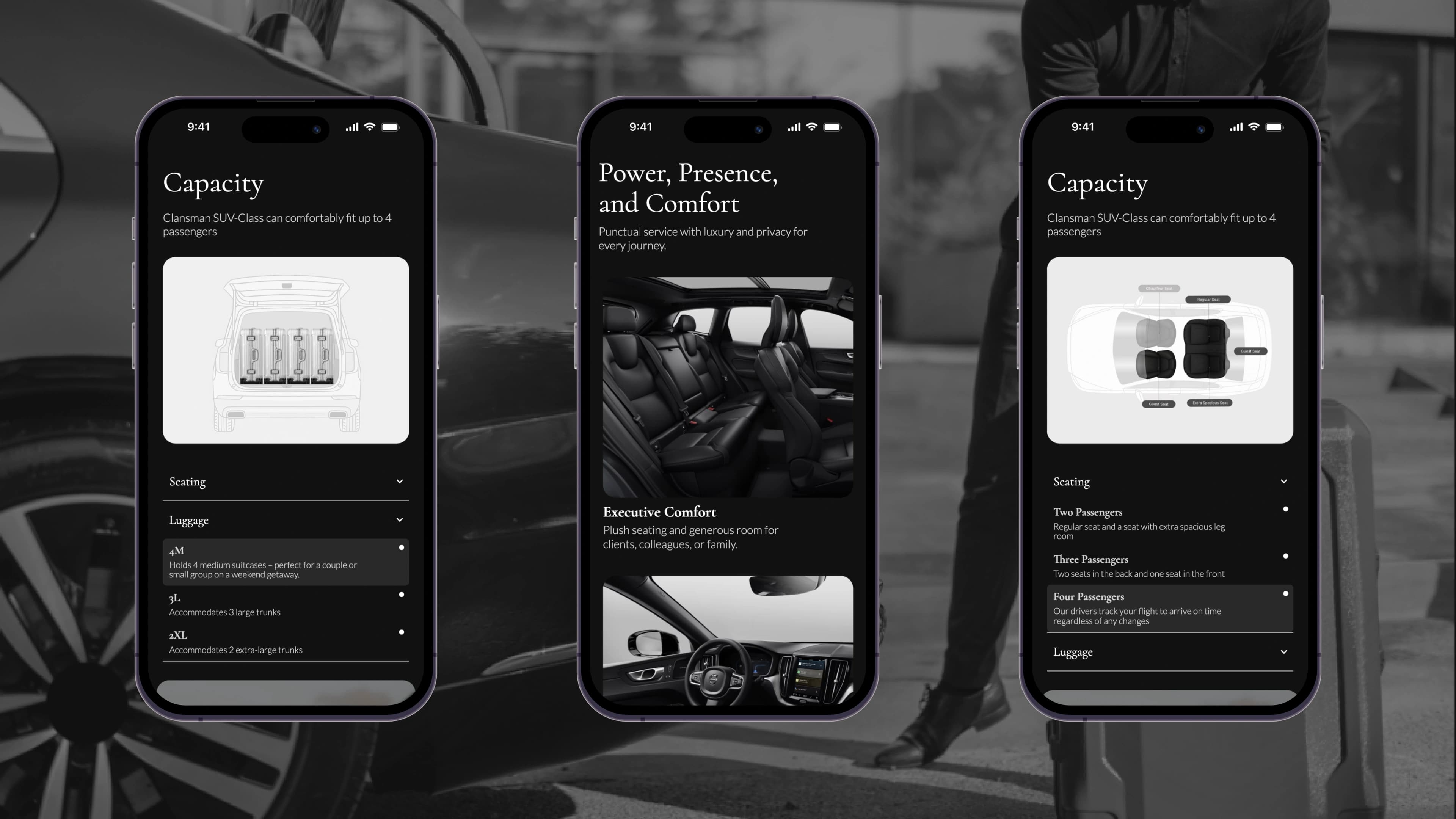 Interface at full width
